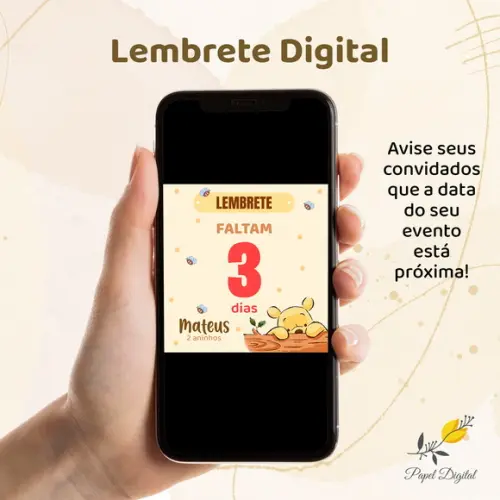 Lembrete Digital Pooh
