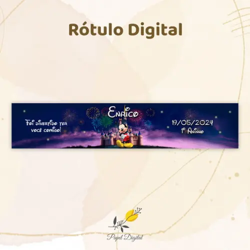 Rótulo Digital Mickey Modelo 4