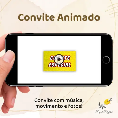 Convite Animado (vídeo) Lego Movie 2
