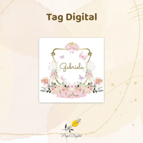 Tag Digital Jardim Modelo 7