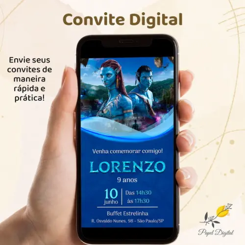 Convite Digital Avatar