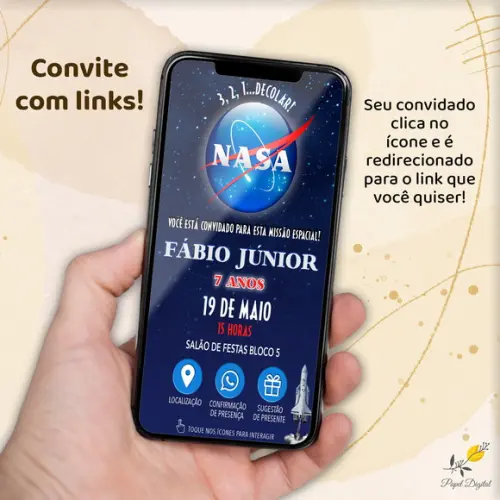 Convite Interativo Nasa