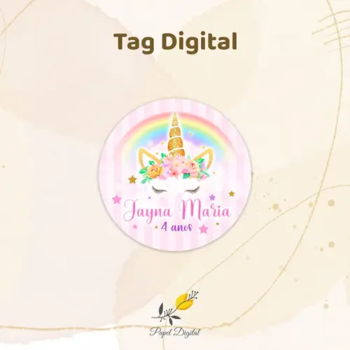 Tag Digital Unicórnio