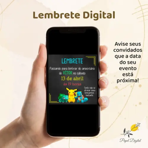 Lembrete Digital Pokemon