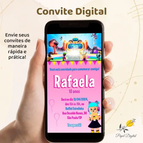 Convite Digital Pk Xd Modelo 2