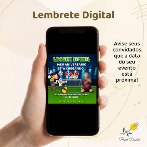 Lembrete Digital Mickey Futemicke