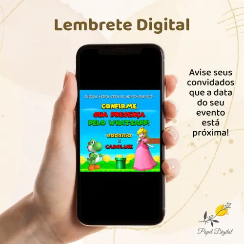 Lembrete Digital Super Mario