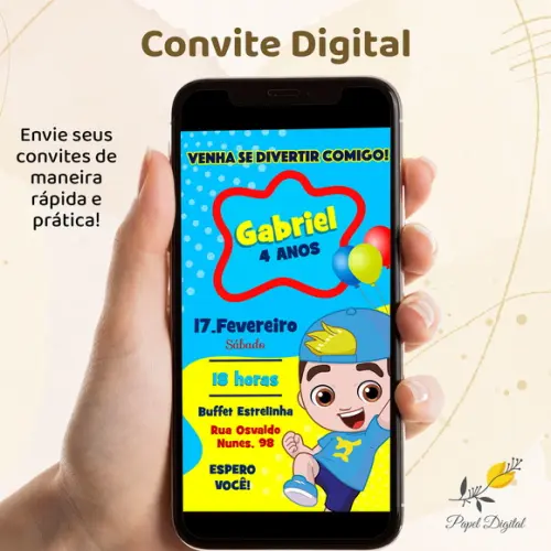 Convite Digital Luccas Neto
