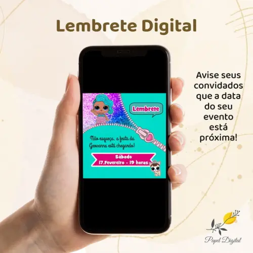 Lembrete Digital Lol Modelo 2