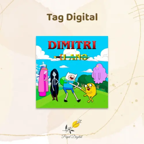 Tag Digital Hora de Aventura