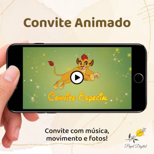 Convite Animado (vídeo) Guarda do Leão
