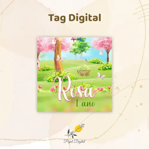 Tag Digital Jardim Modelo 5