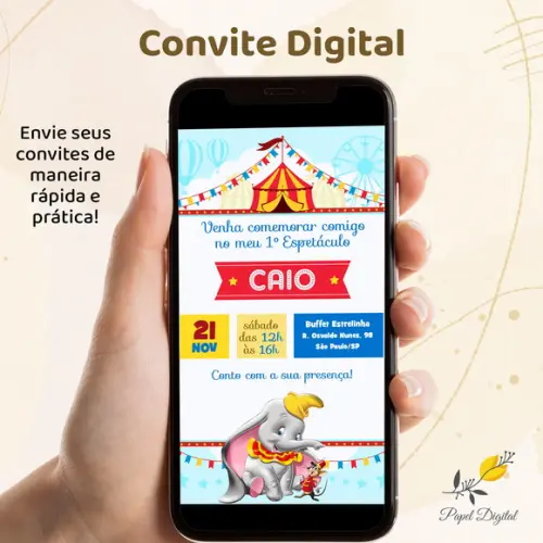 Convite Digital Dumbo