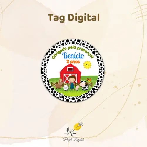 Tag Digital Fazendinha Modelo 2