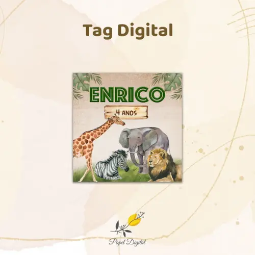Tag Digital Safari Modelo 3