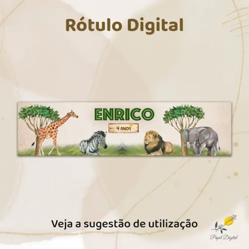 Rótulo Digital Safari