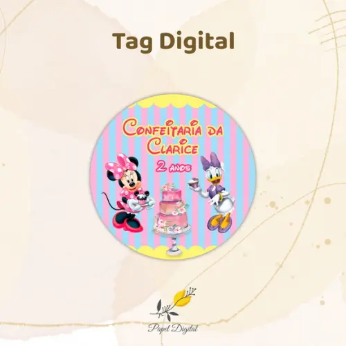 Tag Digital Minnie Modelo 4