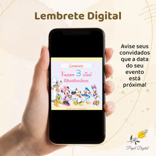Lembrete Digital Minnie Modelo 3