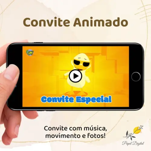 Convite Animado (vídeo) Bento e Totó - Funk do Patinho