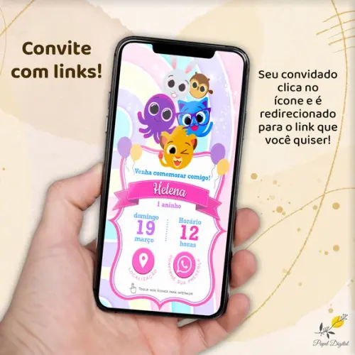 Convite Interativo Bolofofos