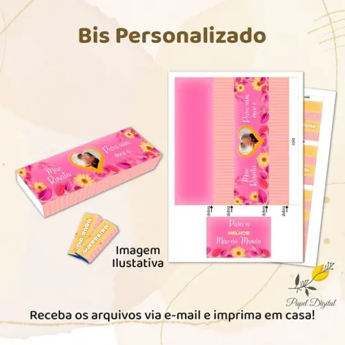 Bis Personalizado Dia das Mães Modelo 2 (arquivo Digital)