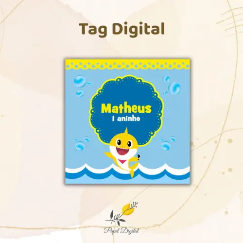 Tag Digital Baby Shark Modelo 4