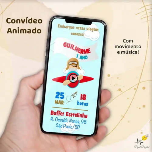 Convídeo Aviador