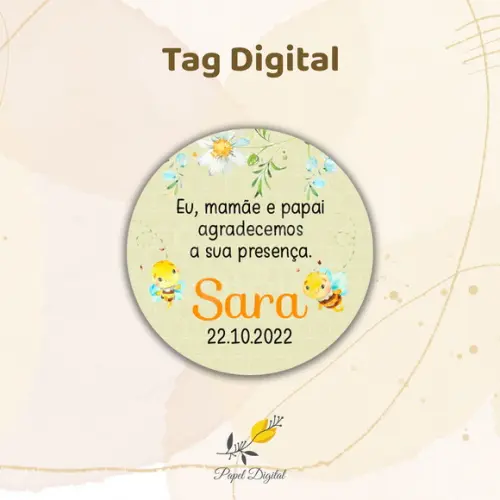 Tag Digital Abelhinha