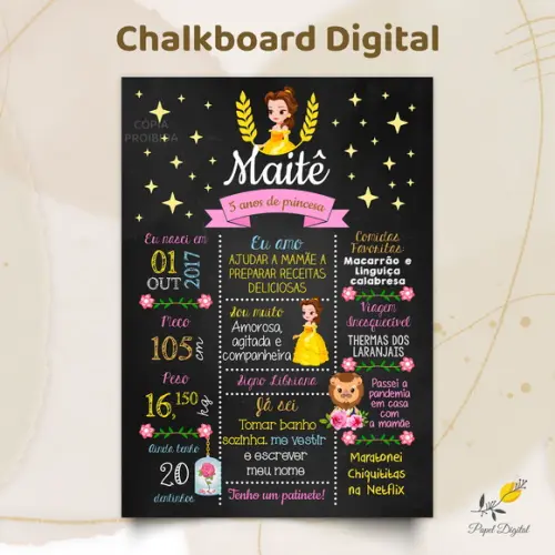Chalkboard Digital Bela Modelo 7