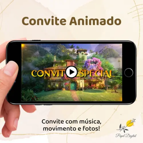 Convite Animado (vídeo) Encanto