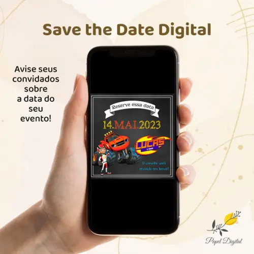 Save The Date Digital Blaze And The Monster Machines