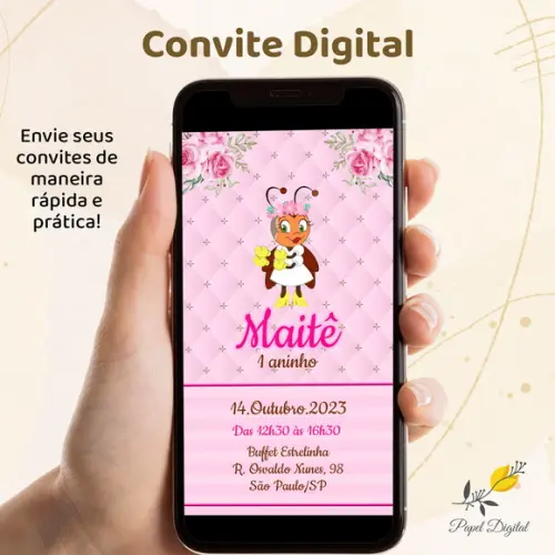 Convite Digital Dona Baratinha