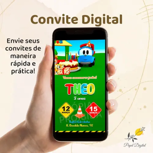 Convite Digital Léo o Caminhão