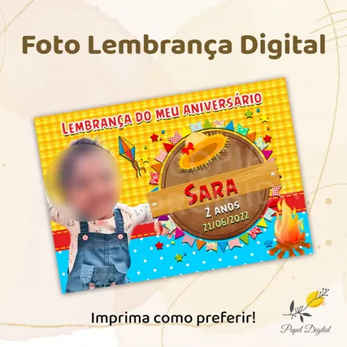 Foto Lembrança Digital Festa Junina