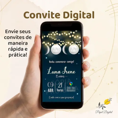 Convite Digital Lua