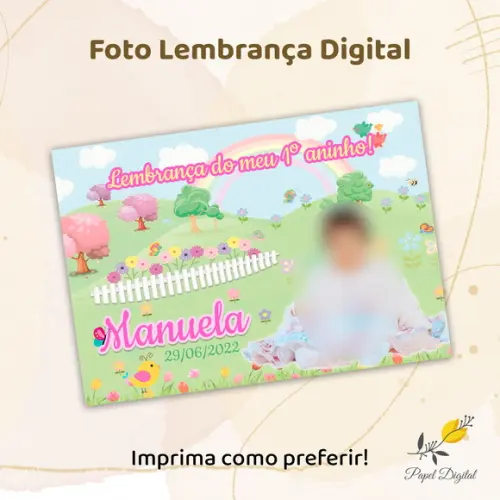 Foto Lembrança Digital Jardim