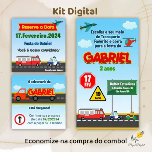 Kit Digital Meios de Transportes