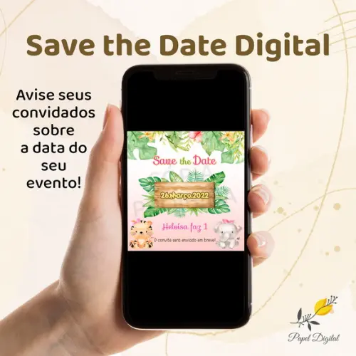 Save The Date Digital Safari