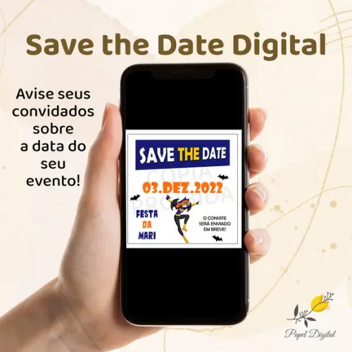 Save The Date Digital Batgirl