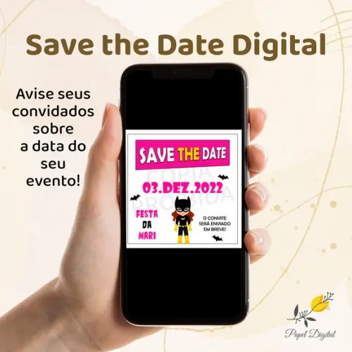 Save The Date Digital Batgirl