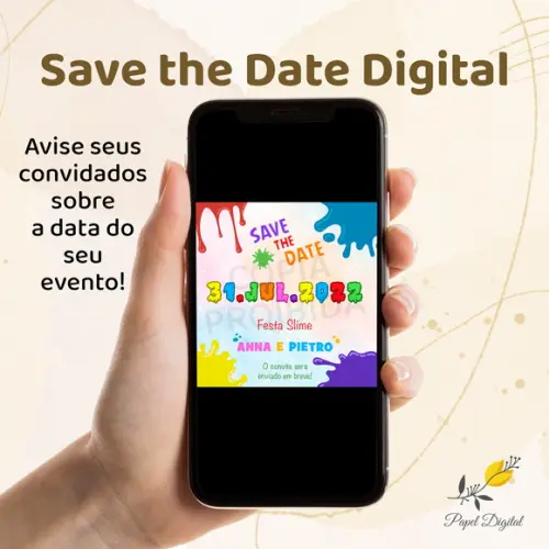 Save The Date Digital Slime