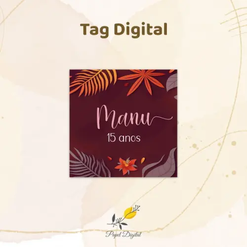 Tag Digital Tropical Modelo 2