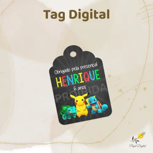 Tag Digital Pokemon