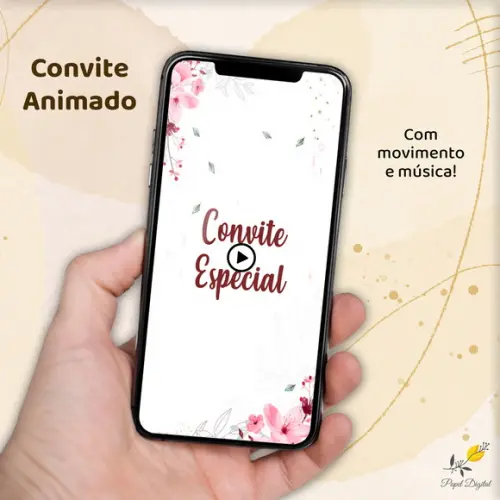 Convite Animado (vídeo) Renovação de Votos