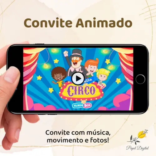 Convite Animado (vídeo) Circo do Bita