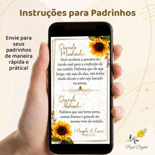 Instruções para Padrinhos Digital
