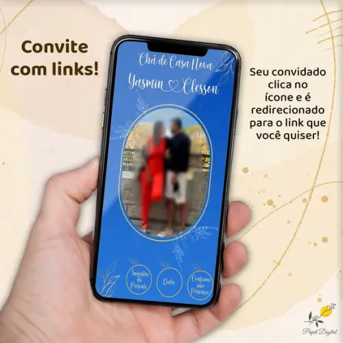 Convite Interativo Chá de Casa Nova