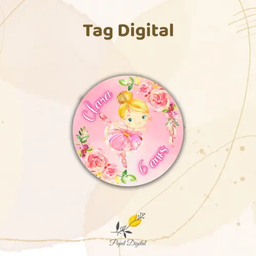 Tag Digital Bailarina Modelo 2