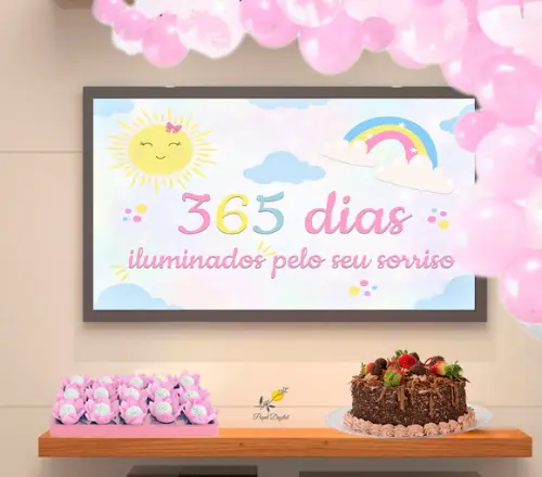 Arte Personalizada para Tv - Raio de Sol