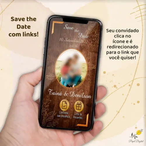 Save The Date Interativo Casamento